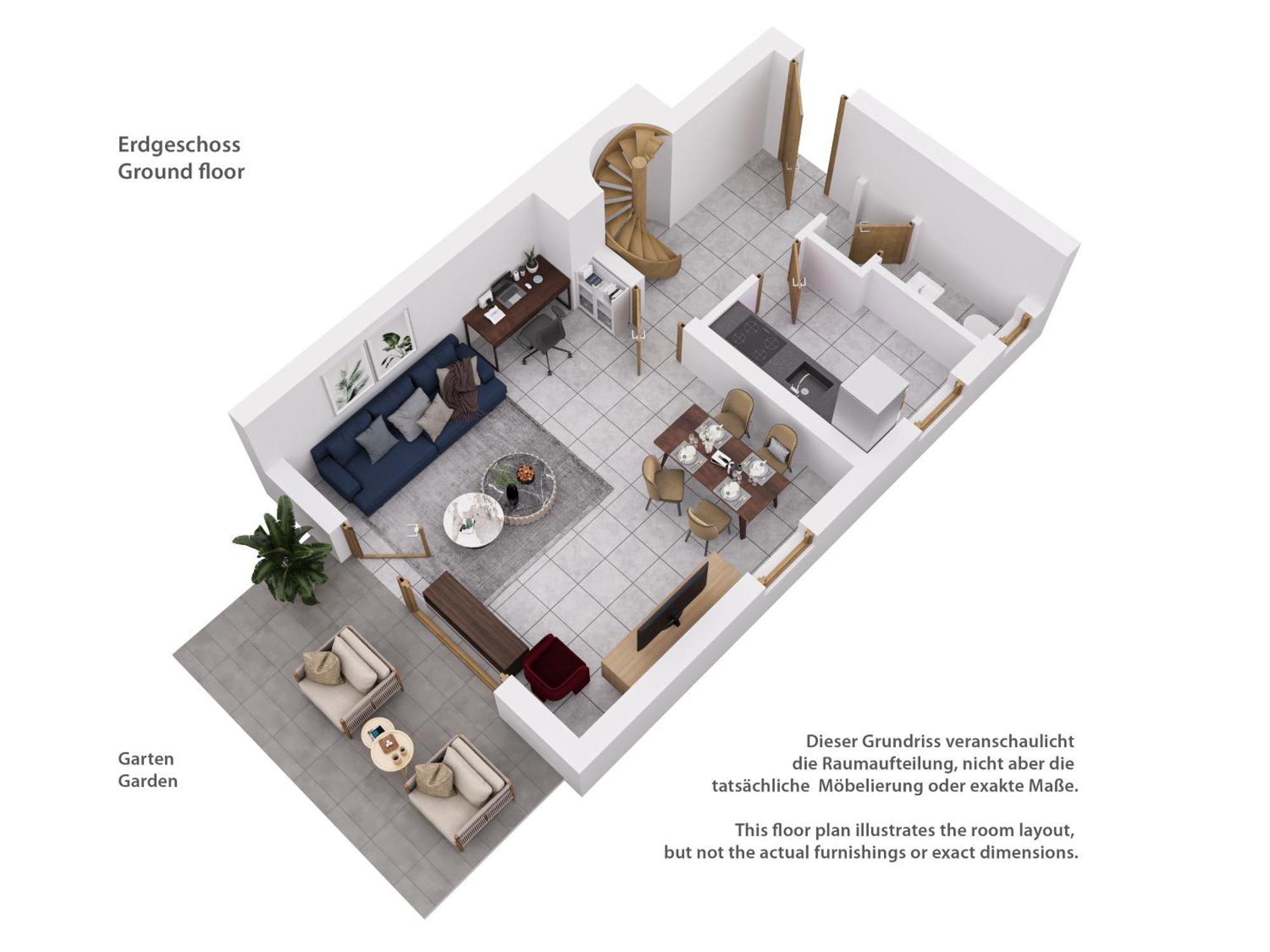 Moderne Maisonette Mit Garten Unterschleißheim Exterior foto